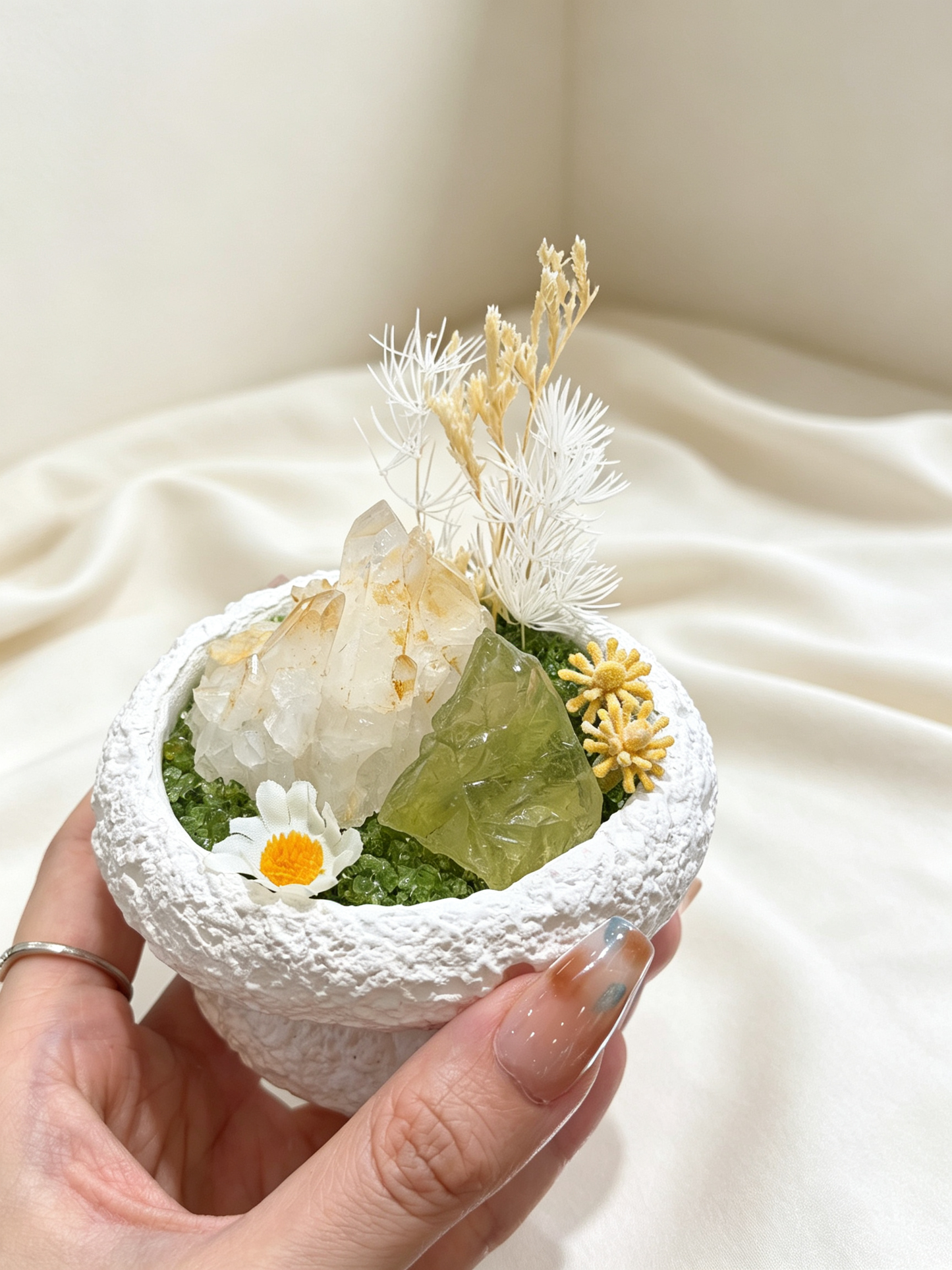 Lemon Isle Citrine & Peridot Abundance & Calm Crystal Garden